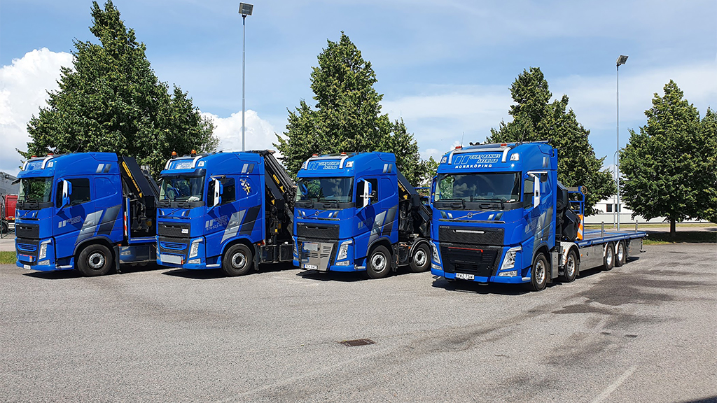 kranbilstransporter